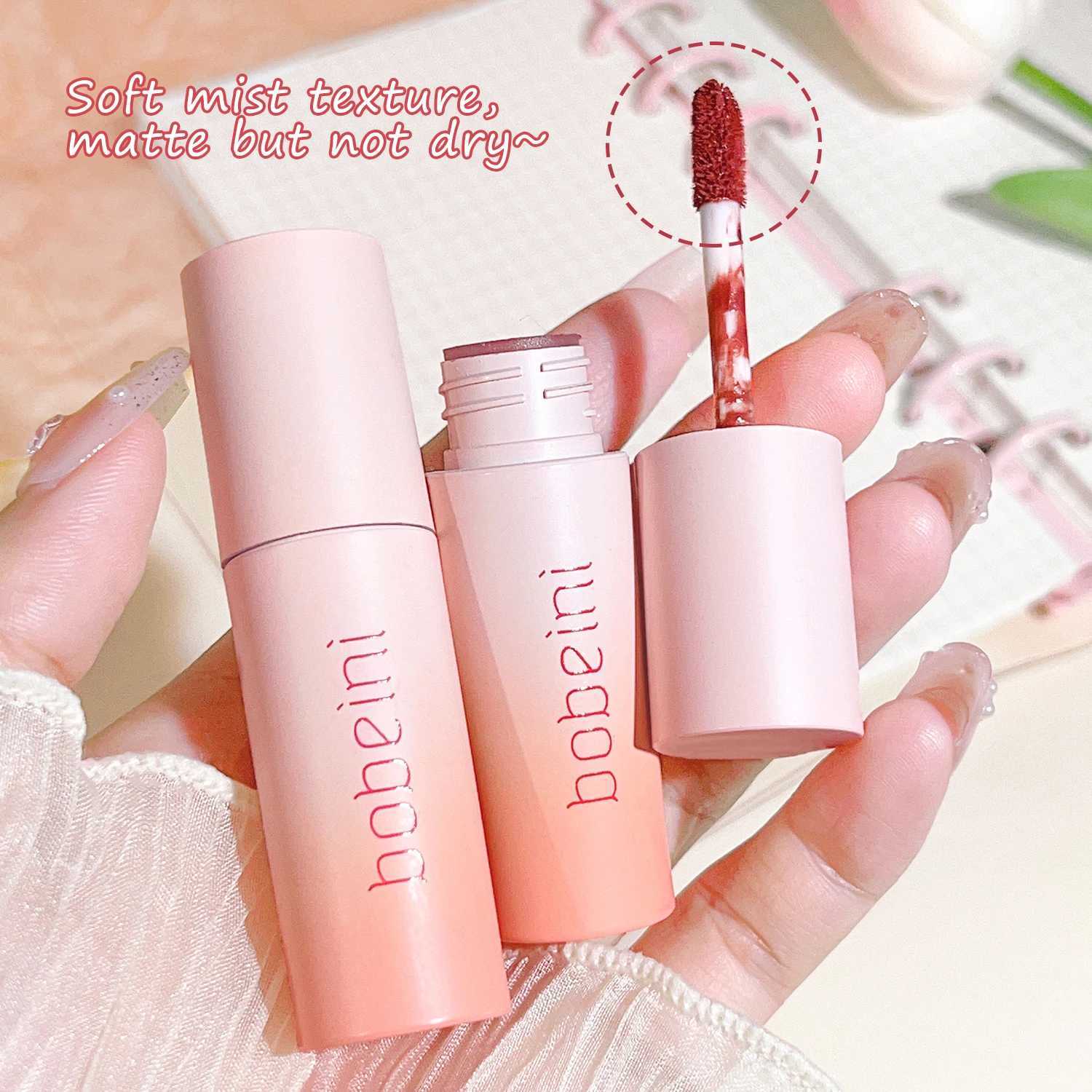 Velvet Matte Liquid Lipstick - uzun mrl yksek pigmentli kurumayan forml 6 renk - gnlk kullanm ve partiler iin mkemmel XJ250623