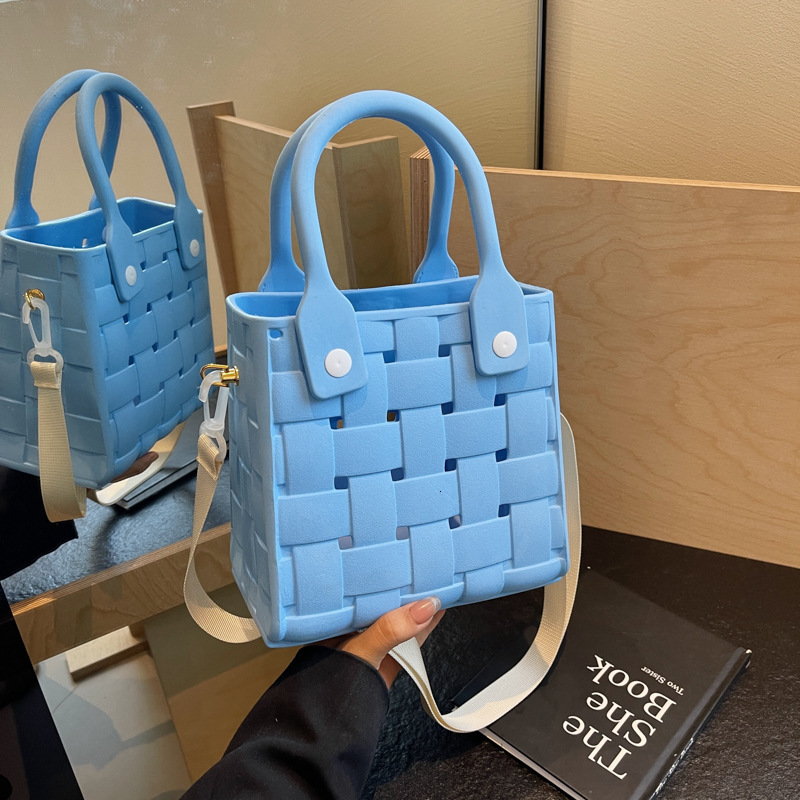 Free Shipping Designer Bag Luxury Bag Korean Style EVA Hole Small Square Bag 2025 Summer Trend New Niche Beach Vacation Shoulder Bag Ins Crossbody Bag