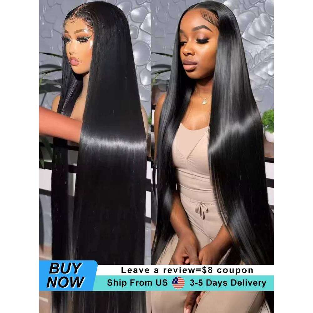 30 Inch Bone Straight Front Wigs Human 13x6 250 Density Hd Lace Frontal Wig 13x4 Brazilian Hair Pre Plucked For Women
