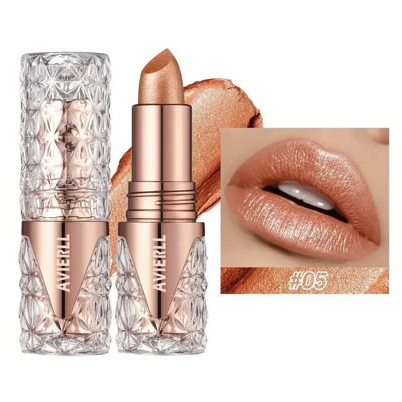 Fine Glitter lipstick quicksand gold lipstick moisturizing silky mermaid girl pink long-lasting waterproof grapefruit orange XJ250623