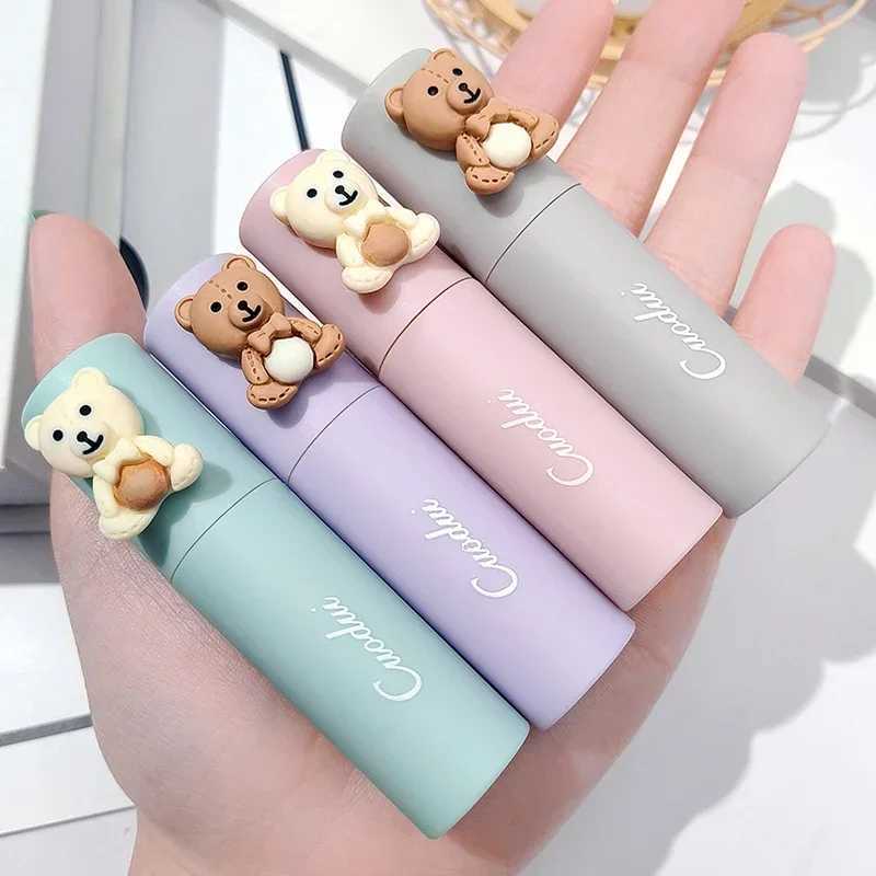 Girls Velvet Matte Lipstick Blush Waterproof Long Lasting Cute Bear Lipgloss Non-Stick Cup Makeup Lip Tint Mud Cosmetic Makeup XJ250623