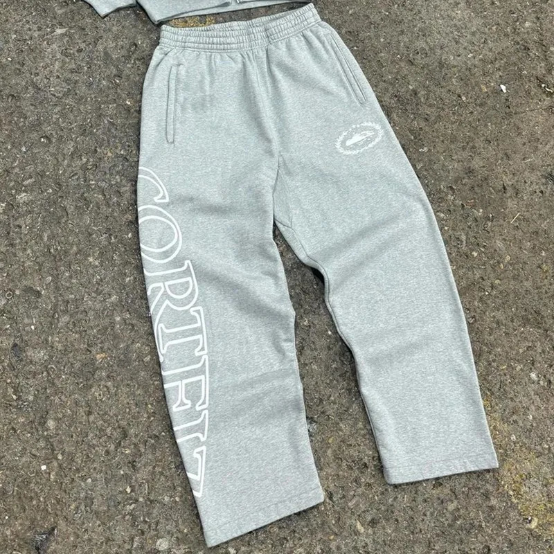2025 European and American Devils Island Street Trendy Harajuku Ins Hooded Loose Sweatshirt Zipper Jacket Pants Se 250614