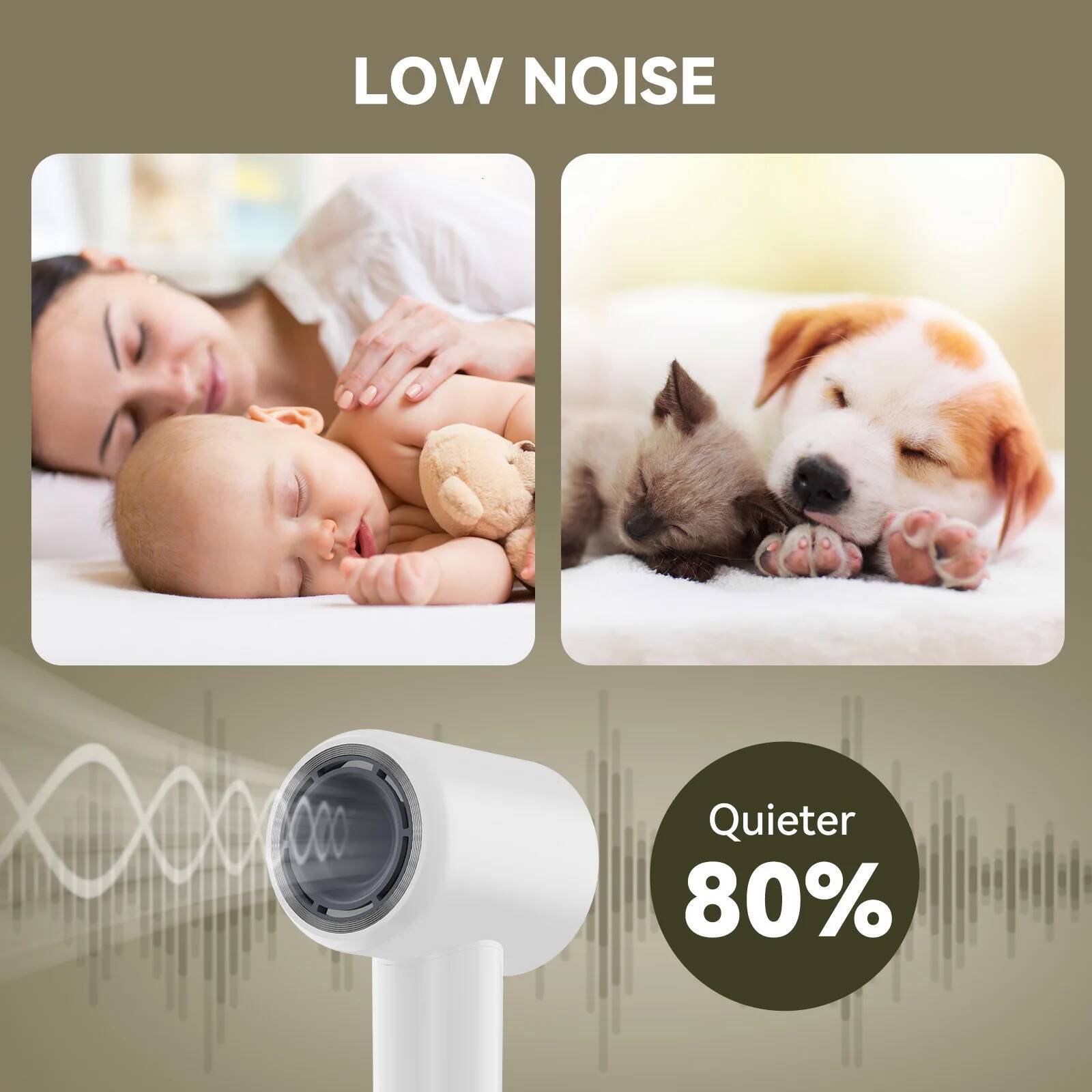 MAXGROOM 1600W High Speed 200 Milion Anion Electric Dryer Professional Negative Ions Hair Care Quick Hairdryer