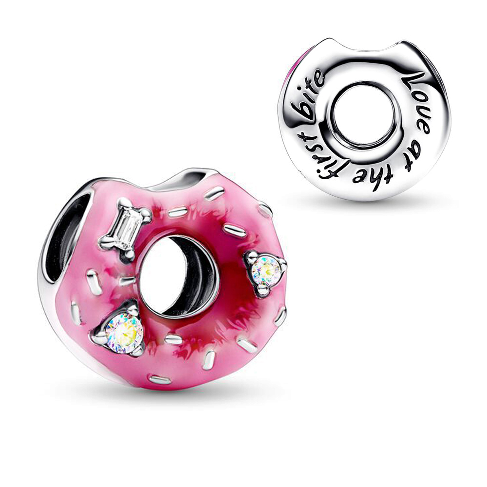 FewDook Silver Plated Fruit Series Avocado Cherry Charm Pendant For Original DIY Bracelet Strawberry Beads Gift Women Fine Jewelry 2025 HOT SALE