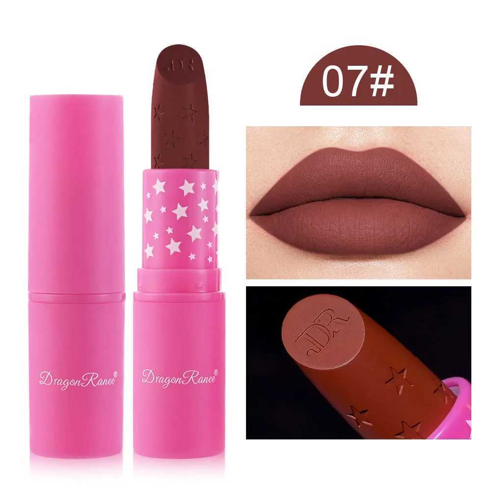 9 Color Nude Pink Lipstick Velvet Matte Lipsticks Waterproof Long Lasting Sexy Red Brown Lip Gloss Non-Stick Cup Makeup Lip TintXJ250623