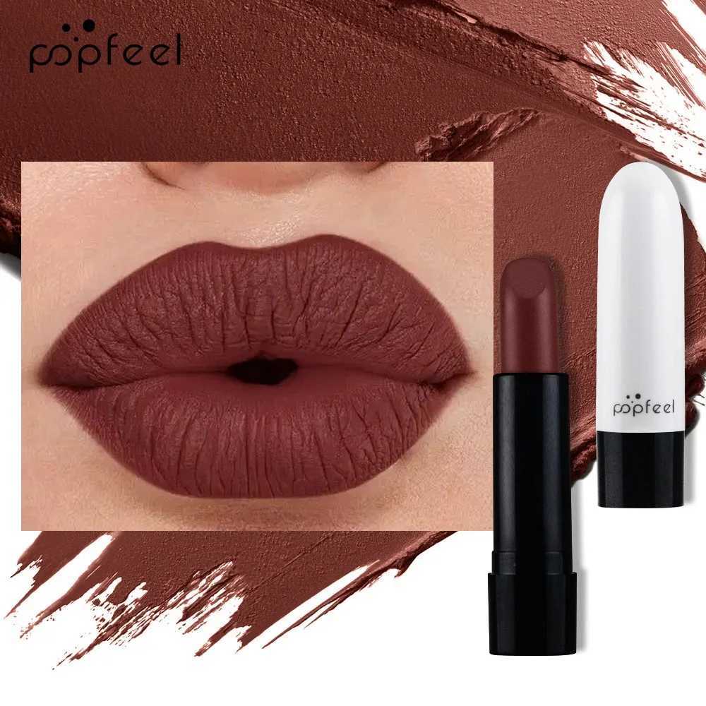Nude Matte Lipstick Women Waterproof Long-Lasting Velvet Lady Lip Creamy Texture Lipstick Easy To Wear Bottom Nutritious Makeup XJ250623