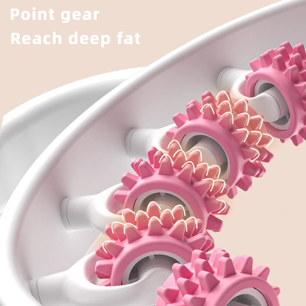 Round Massager Roller for Waist Abdominal Muscles Ring Leg Clip Stovepipe To Clear The Meridian Portable Cellulite Massage Tools 250619
