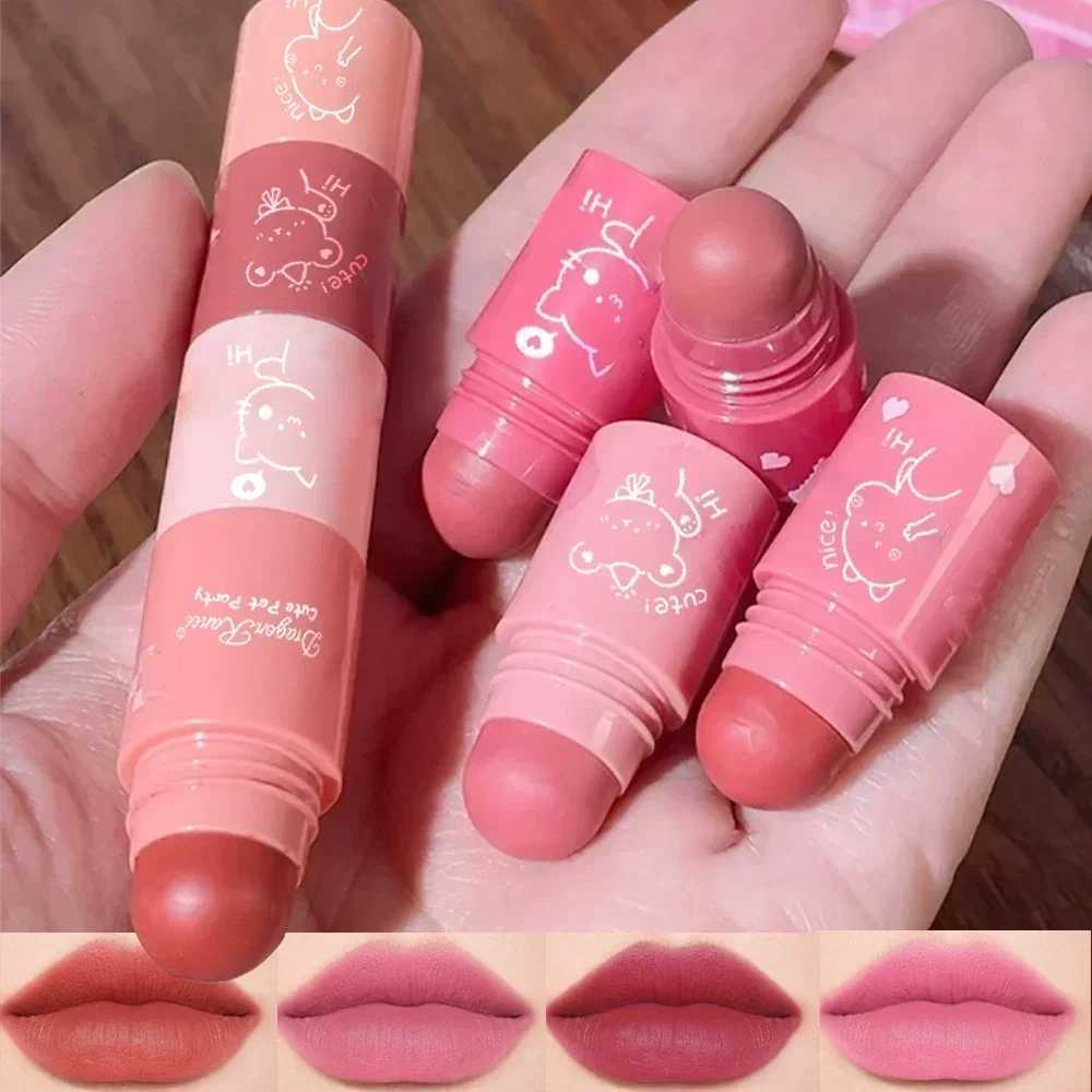 4 in 1 Cute Matte Lipstick Crayon Kit Combo Purple Lip Tint Velvet Sexy Moisturizing Lipstick Pen Waterproof Lasting Lip Makeup XJ250623