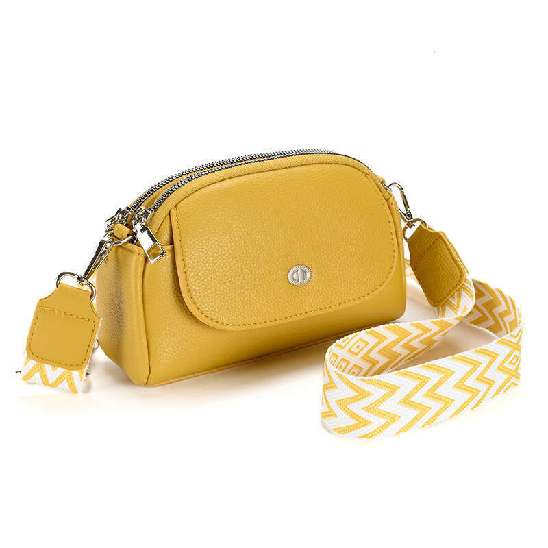 2024 New Korean Style Commuter Single Shoulder Crossbody Dumpling INS Niche High-end Wide Strap Women's Phone Bag