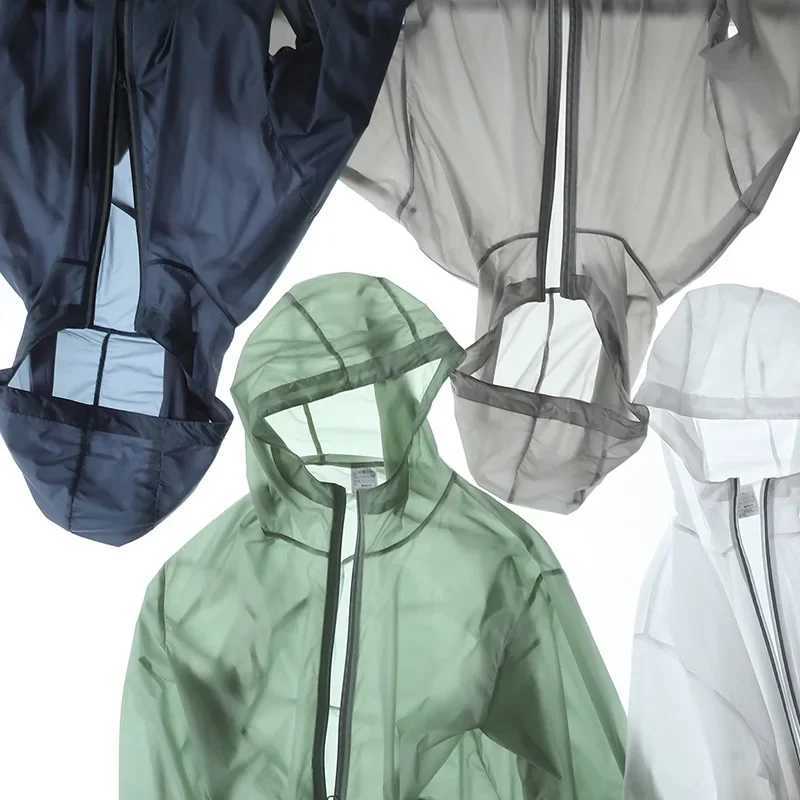 Summer 50+ UV Sun Protection Mens Clothing Skin Coats Breathable Cooling Nylon Silk Hooded Windbreaker Men Casual Jackets 8XL W250623