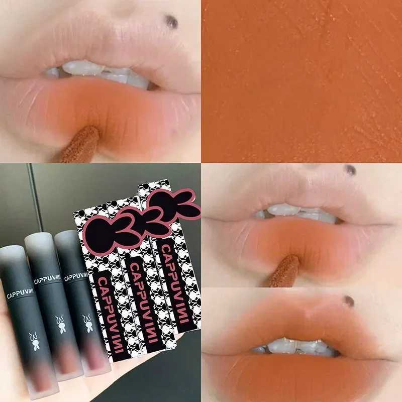 6 Colors Velvet Matte Lip Mud Liquid Lipstick Waterproof Nude Lip Gloss Long Lasting Non-stick Cup Sexy Women Lip Glaze Cosmetic XJ250623