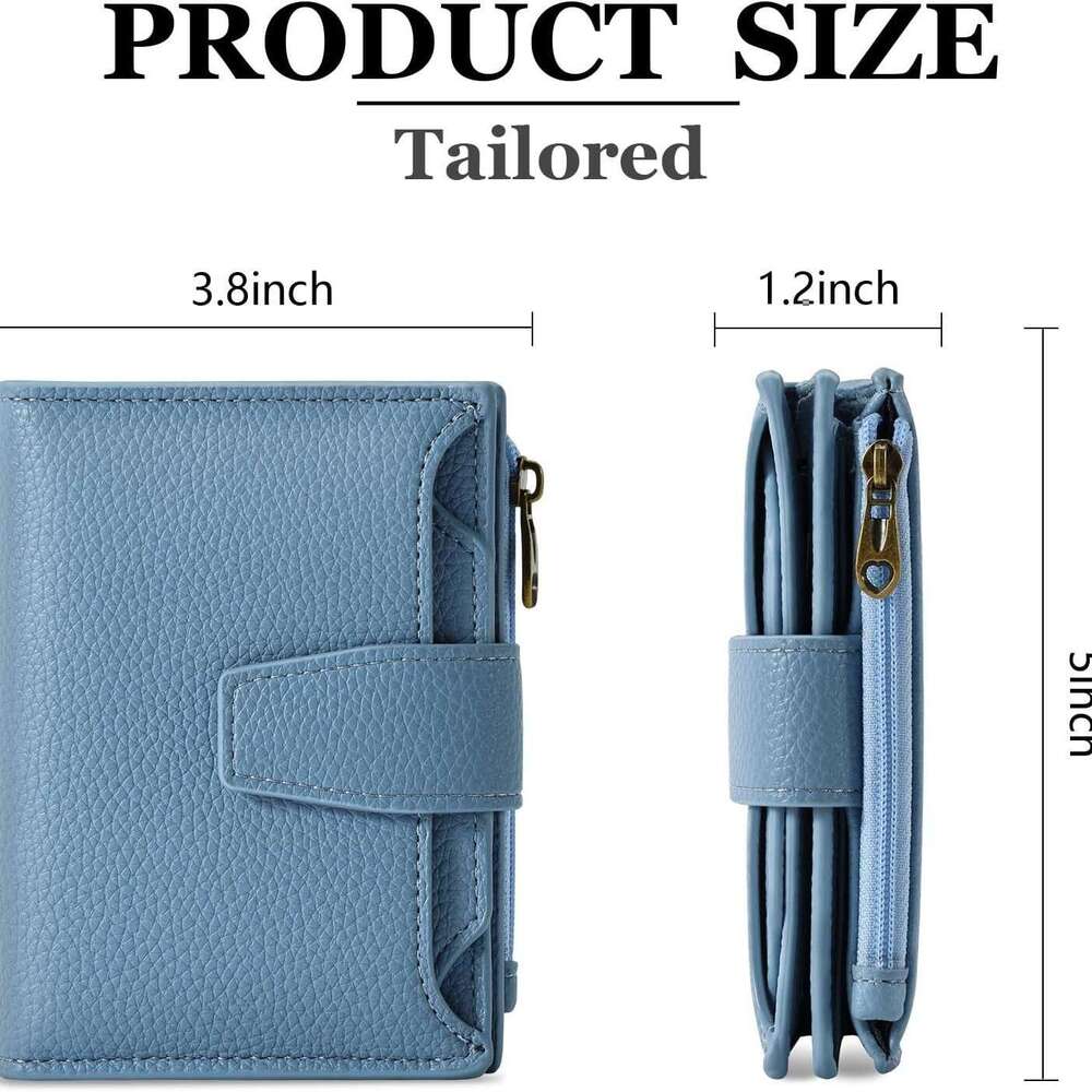 Multi-Card Slot Foldable Zipper Long Large Capacity Simple Ultra-Thin Leather Multi-Function Women's Wallet
