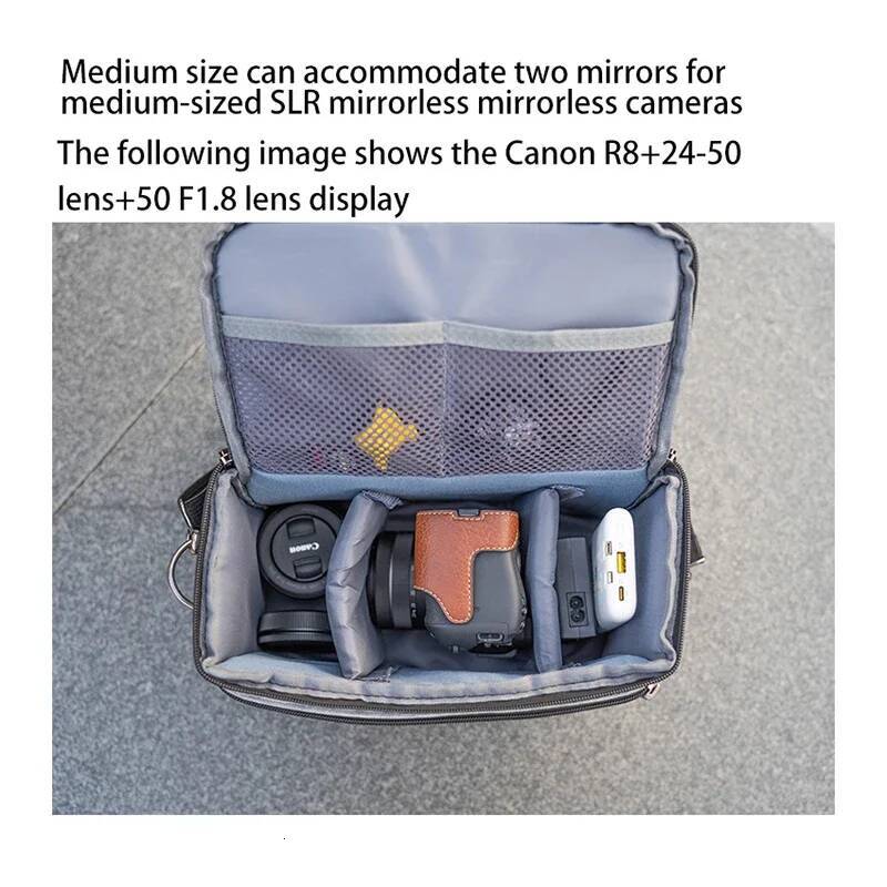 high-quality FOR Outdoor Waterproof Camera Bag Multifunctional shoulder bag For Canon EOS R100 R50 R10 R8 R7 R6 RP 250D 200D M200 M50