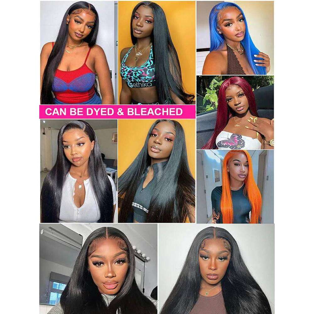9x6 7x5 5X5 Straight Pre Cut Glueless Wig 100% Human Hair Ready To Wear And Go PrePlucked HD 13x4 13x6 Lace Front Wigs