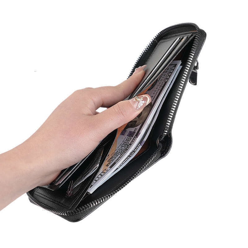 New Men's Large Capacity Multi-Card Slot with Pocket Fashion Card Holder Wallet Coin Purse