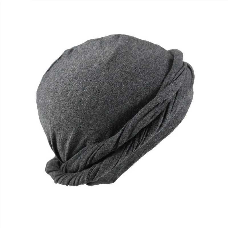 Nation Elastic Mens Turban Hat Satin Lining Stretchy Men Bandana Indian Cap Fashion Male Hip Hop Caps Headband Biker Headwrap M250623