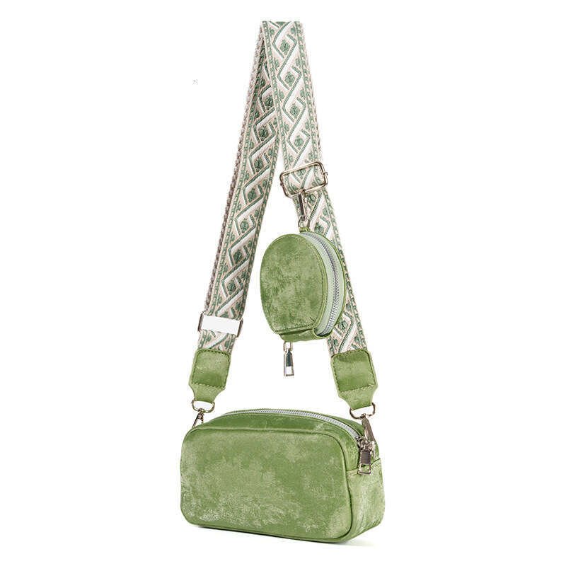 2024 New Dopamine Candy Color Women's Single Shoulder Crossbody Wide Strap Mother Multifunctional Phone Bag