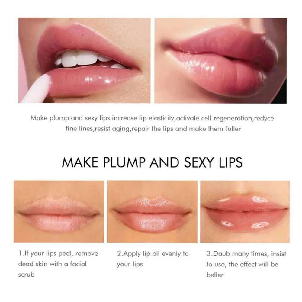 Instant Lip Plumping Essential Oil Nourishing Antiwrinkle Moisturising Sexy Lip Care Ultimate Plumping Lip Gloss Serum Cosmetics