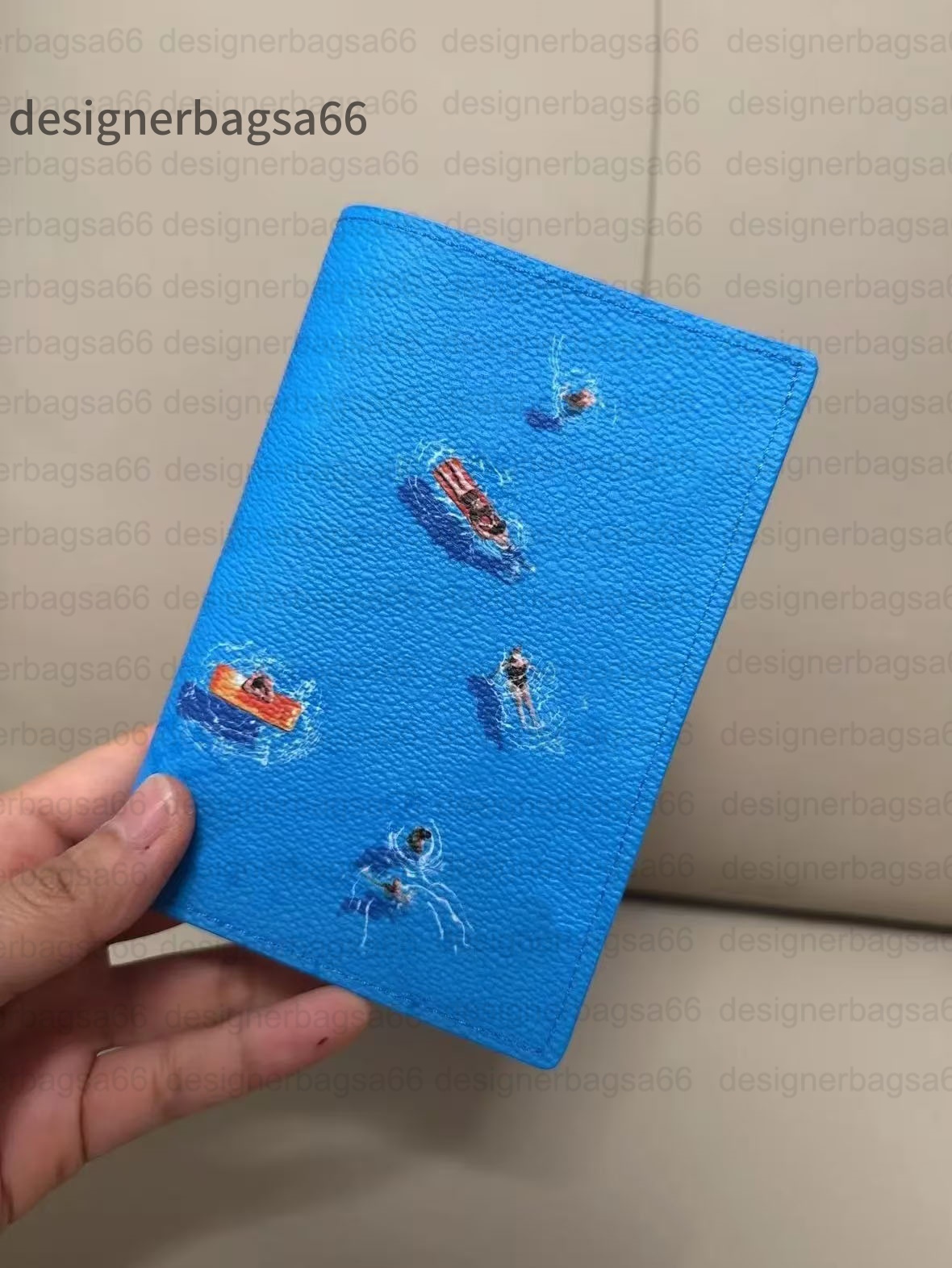 Luxurys deisgner leather Unisex Wallet Brand Multi-card Lattice Graffiti Cartoon Men Women Wallets Passport Clip Classic Clutch Bags Coin Purses Card Holders