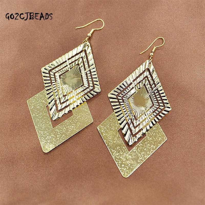 Tren Leaves 2022 Earrings Bohemia Metal Tassel Earrings Long Earring Women Irregular Sexy Girls Jewelry Fashion Punk XJ250623