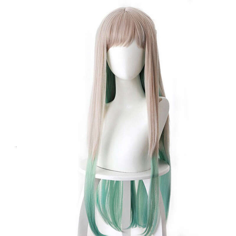 Direct Sales Earthbound Youth Hanako-Kun Yaegusa Nene Sier Gray Gradient Green Long Hair Cosplay Wig