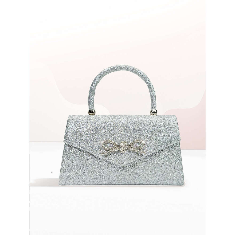2023 New Rhinestone Bowknot Versatile Handbag High-end Niche for Women Evening Bag