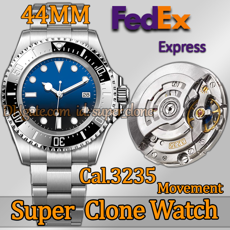 Top Men Watches Men Designer Watches Supre Quality Clean Factory Luxury Watch 44MM Automatic Cal.3235 Movement Ceramic Bezel Sapphire Luminous Diving 100M With Box