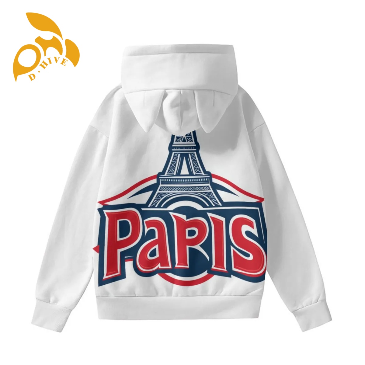 free shipping of customized fashionable Ladies' polyester cotton hooded pocket sweatshirt is suitable Cat ear decoration