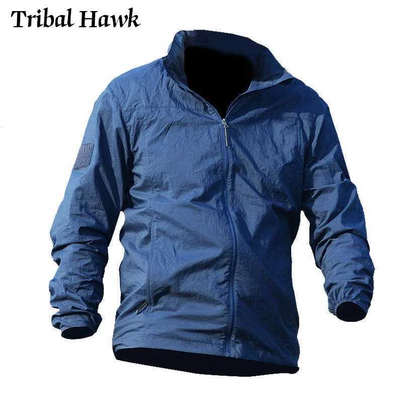 Lightweight Skin Jacket Men Windbreaker Tactical Quick Dry Hooded Jacket Summer Waterproof Thin Sunscreen Raincoat W250623