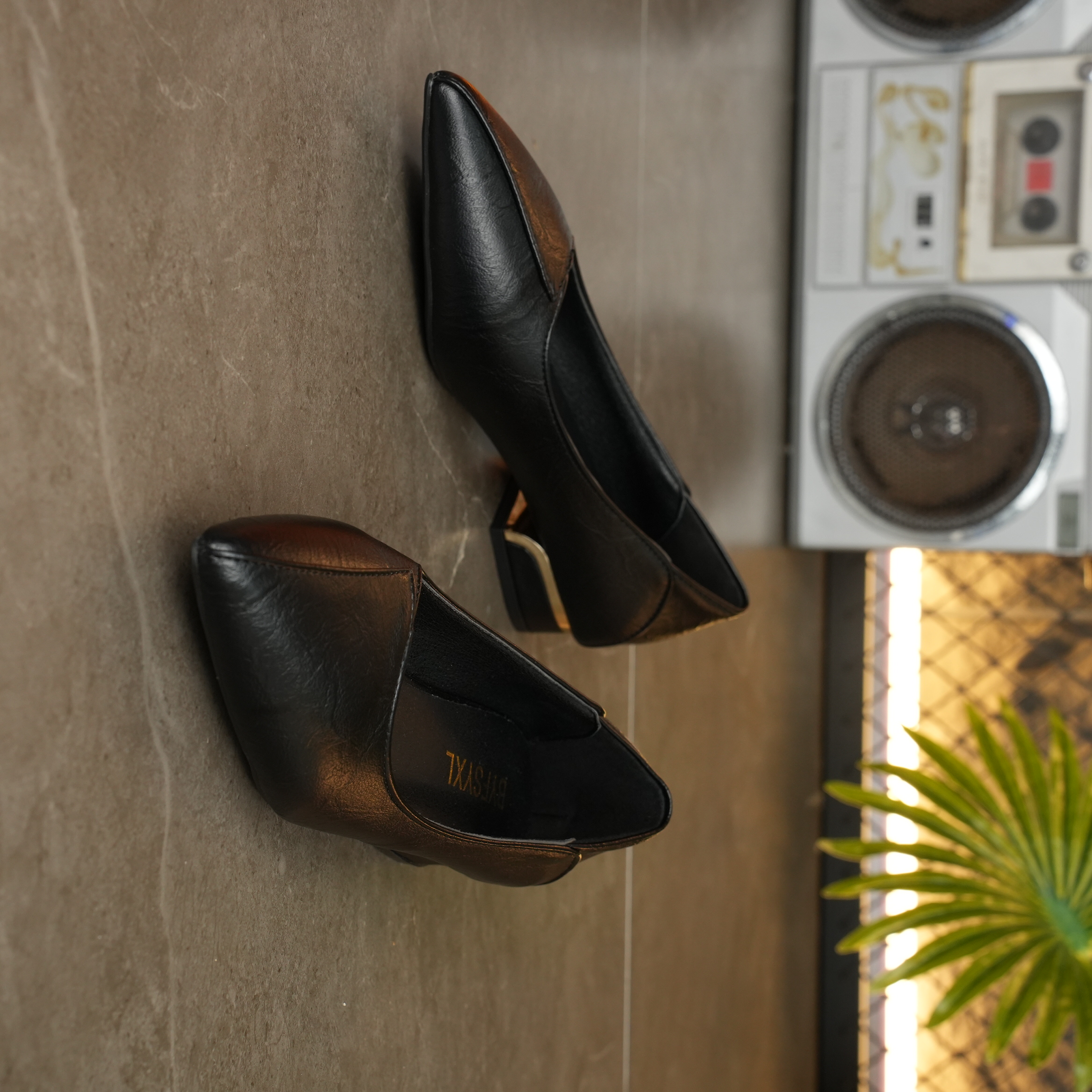 6688-Women's thick toes, low heels, work shoes, women's slouchy casual singles, women's comfortable dresses, fashionable casual wedding