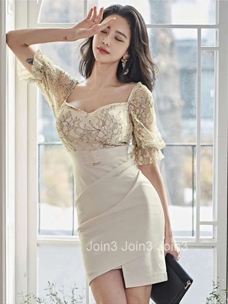 New Arrival Women V-neck Formal Dress Fashion Casual Comfortable Party Elegant Sexy Cute Slim Perspective Asymmetrical Dress