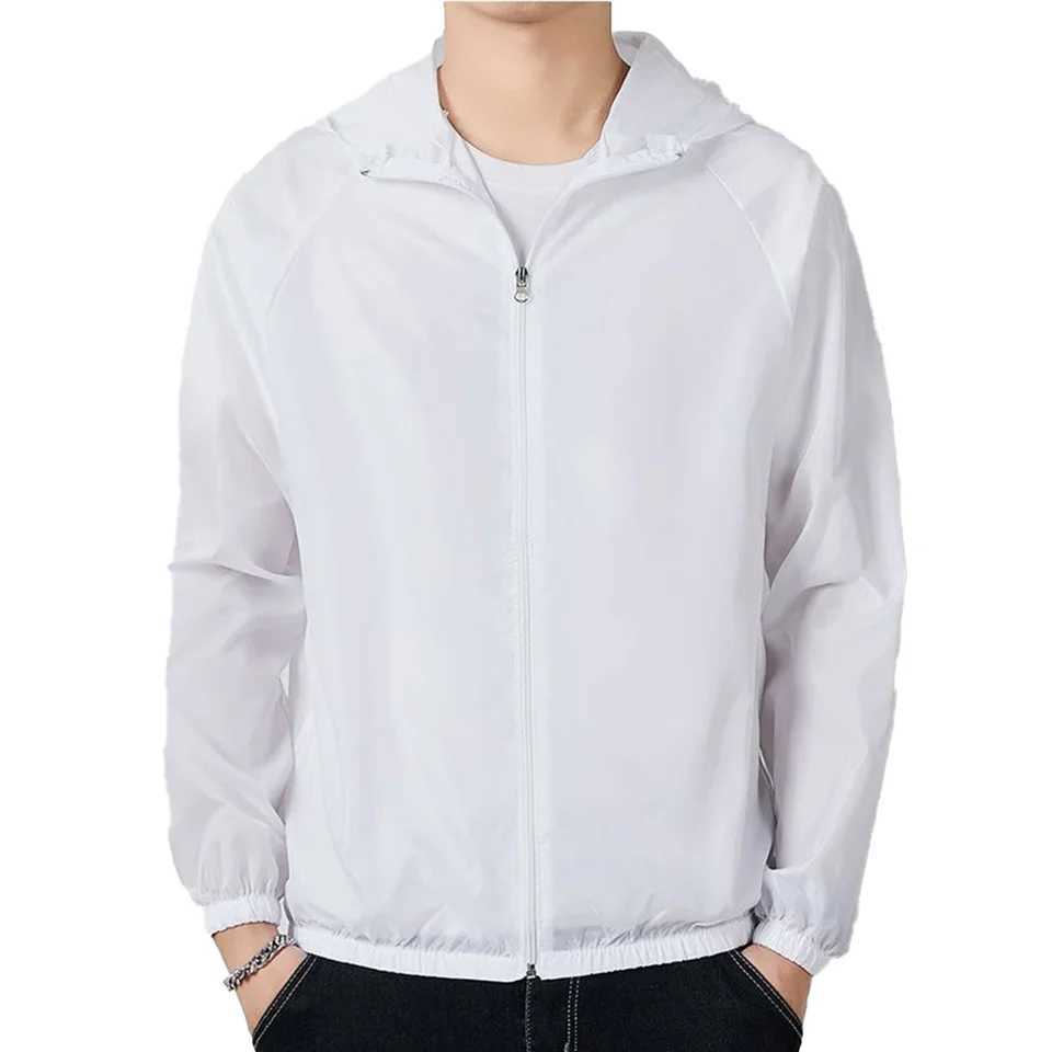 For Outdoor Activities Lightweight Windbreaker Hooded Fishing Coat Casual Wear Outdoor Sports Green Suitable For Summer W250623