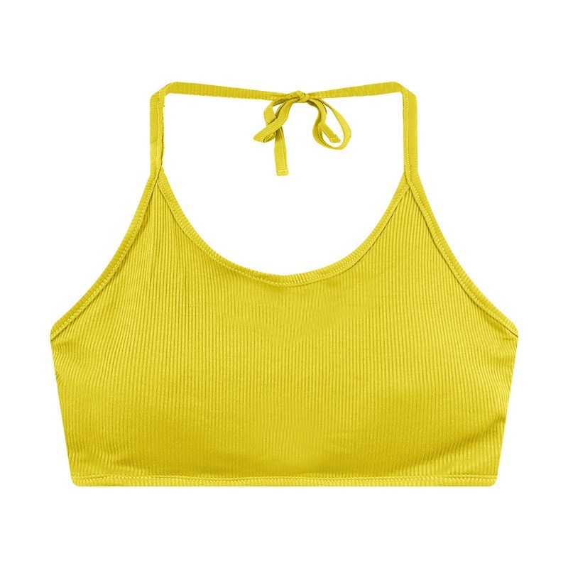 Sexy Women's Bra Bralette Combo: Strapless Top with Elegant Halter Detailing and Comfortable Back Support Bra