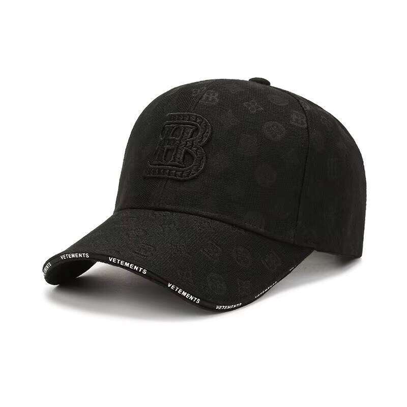 Men's and Women's Outdoor Adjustable Hat Embroidered Letter Logo Baseball Cap