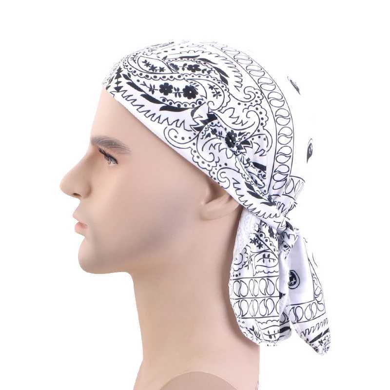 Unisex Women Men Paisley Print Motorcycle Wrap Biker Hat Bandana Headscarf Skull Cap Hat Headscarf Skull Cap Hat Head Wrap Durag M250623