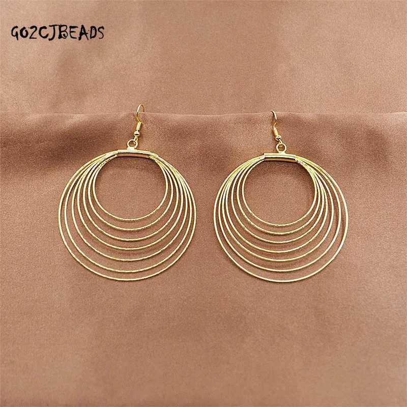 Tren Leaves 2022 Earrings Bohemia Metal Tassel Earrings Long Earring Women Irregular Sexy Girls Jewelry Fashion Punk XJ250623