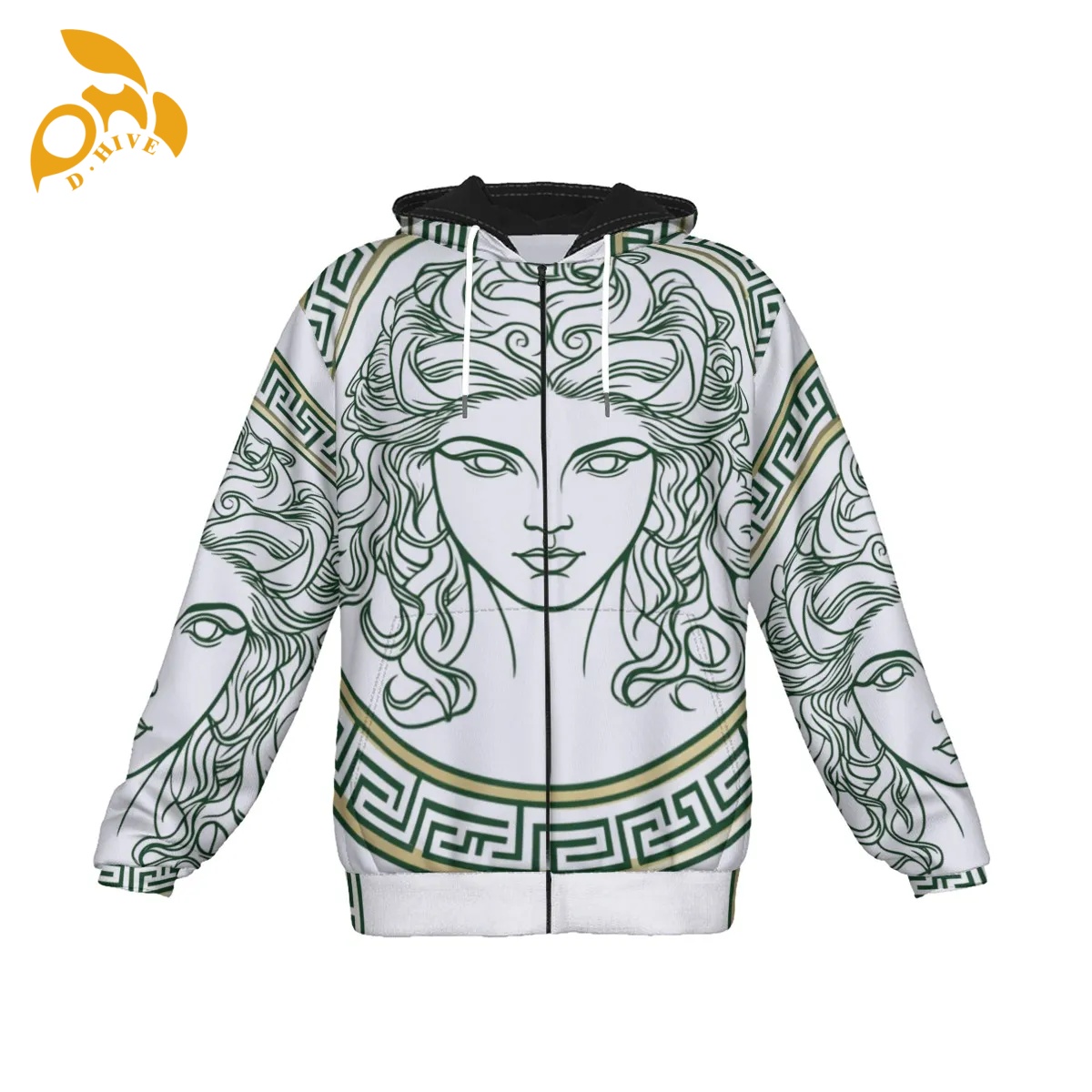 Free Shipping customized definition oversize Men's women's hooded sweatshirt printed fashionable casual street wear zipper cotton hooded swe