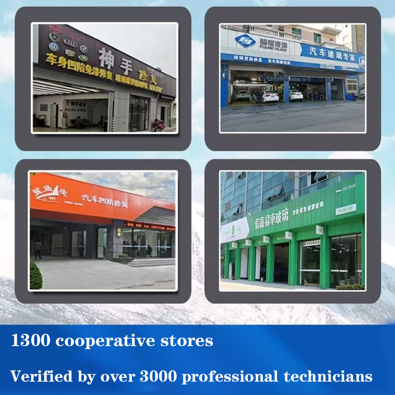 Imported automotive glass repair fluid for crack repair, bullseye penetration, high-strength repair fluid