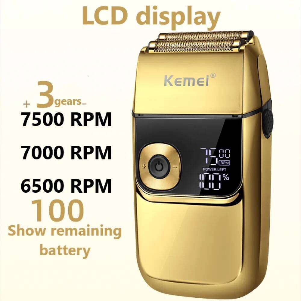 Kemei 2028 Original Barber Professional Beard Hair For Shaver Rechargeable Electric Razor Balds Shaving Hine