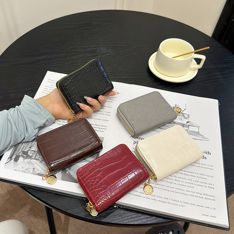 Free Shipping 2025 New Designer Bag Card Holder Women High-end ID Storage Bag Small Wallet Multi-card Slot Coin Purse Clutch Bag