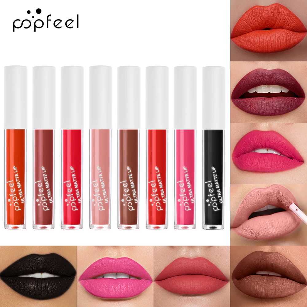 Punk Matte Black Liquid Lipstick Waterproof Long Lasting Party Lip Glaze Personality Velvet Nude Lip Tint Halloween Lip Makeup XJ250623