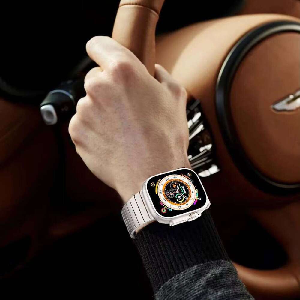 Compatible with Ultra 2 49mm 4, Titanium Band for Apple Watch iWatch SE Series 10 Link