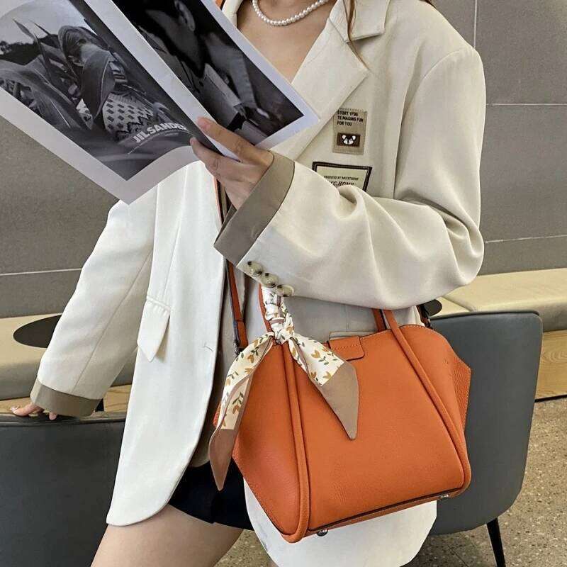 Luxury Bag YANATARI Genuine Handbag Leather Minimalist Crossbody Women Female Shoulder Bag Cowhide Vintage Bag