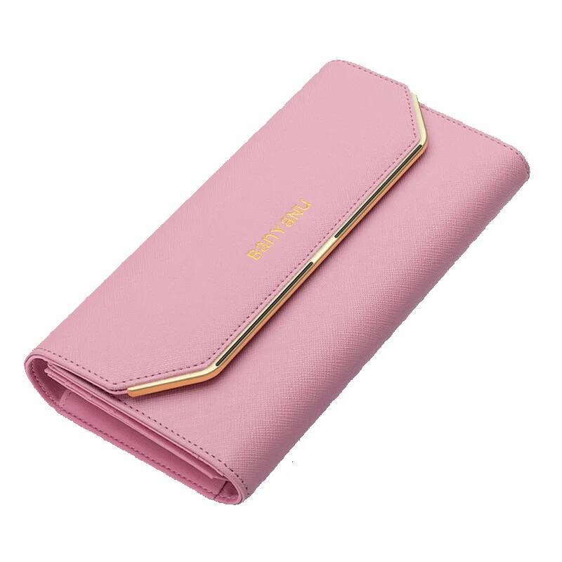 Free Shipping 2025 New Designer Bag Leather Women's Long Wallet Simple Fashion Genuine Leather Women's Thin Wallet