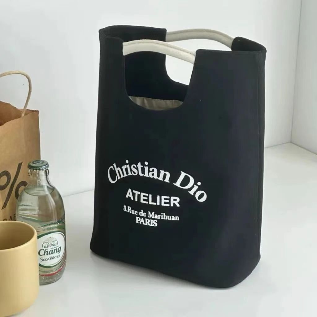 Women's Canvas Bag Handbag Free Shipping Designer Fashion Work Makeup Mommy Bag Student Lunch Box Designer Bag Bucket Lunch Box Casual Cloth Bag
