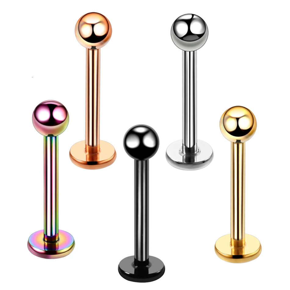 1PC Steel Black Seamless Hinged Nose Hoop Septum Clicker Piercings Lip Labret Ring Ear Cartilage Tragus Sexy Jewelry 250613