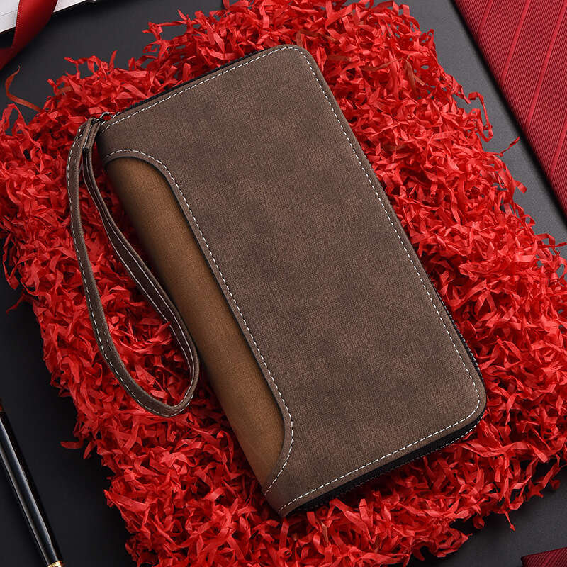 2025 New Men's Long Wallet Multifunctional Clutch Large Capacity Personalized Zipper Coin Purse Phone Bag