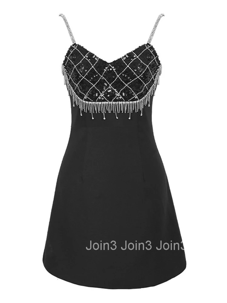 New Fashion Summer Evening Short Dress Women Elegant Luxury Chic Sequin Black Sexy Strap Slim Mini Party Club Prom Mujer Vestido