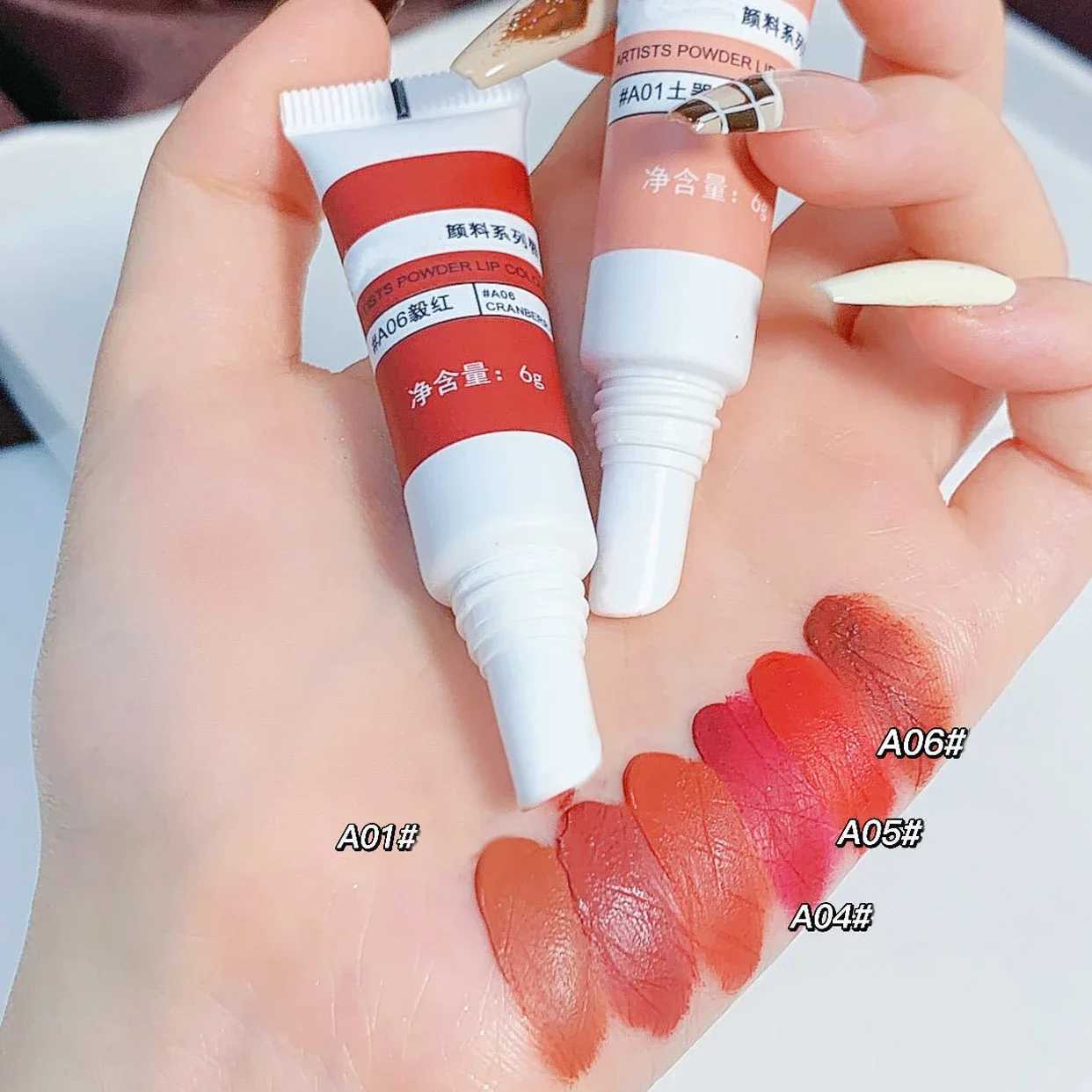 Lip Gloss Moisturizing Lip Tint Mud 6 Colors Lips Makeup Lipstick Long Lasting Lip Glaze Creative Cosmetics Waterproof XJ250623