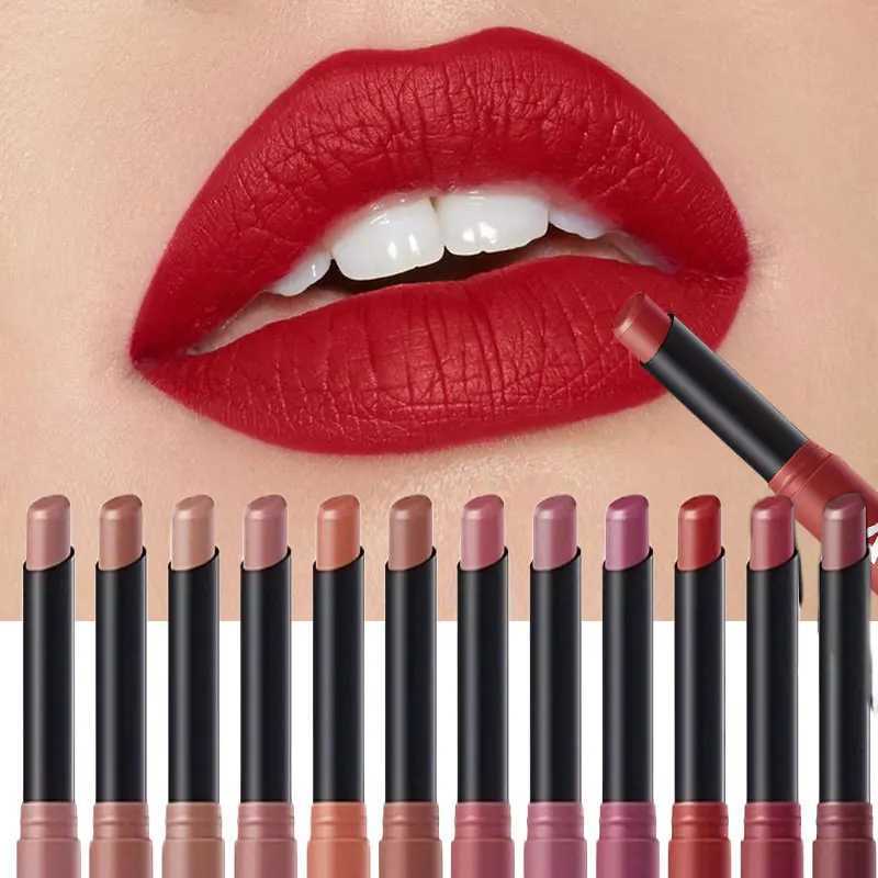 Highly Pigmented Long-Lasting Matte Lipstick Crayon - Available in Berry Coral Pink and Red Shades XJ250623